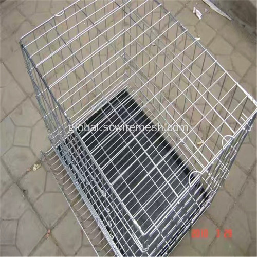 Welded Metal Cage Stainless Steel Folded Dog Animal Cage Factory